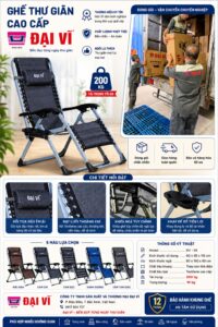 Ghế thư giãn Đại Vĩ cao cấp