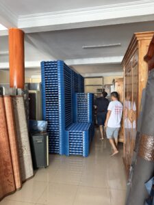 Khung giường lưới mầm non Đại Vĩ chắc chắn
